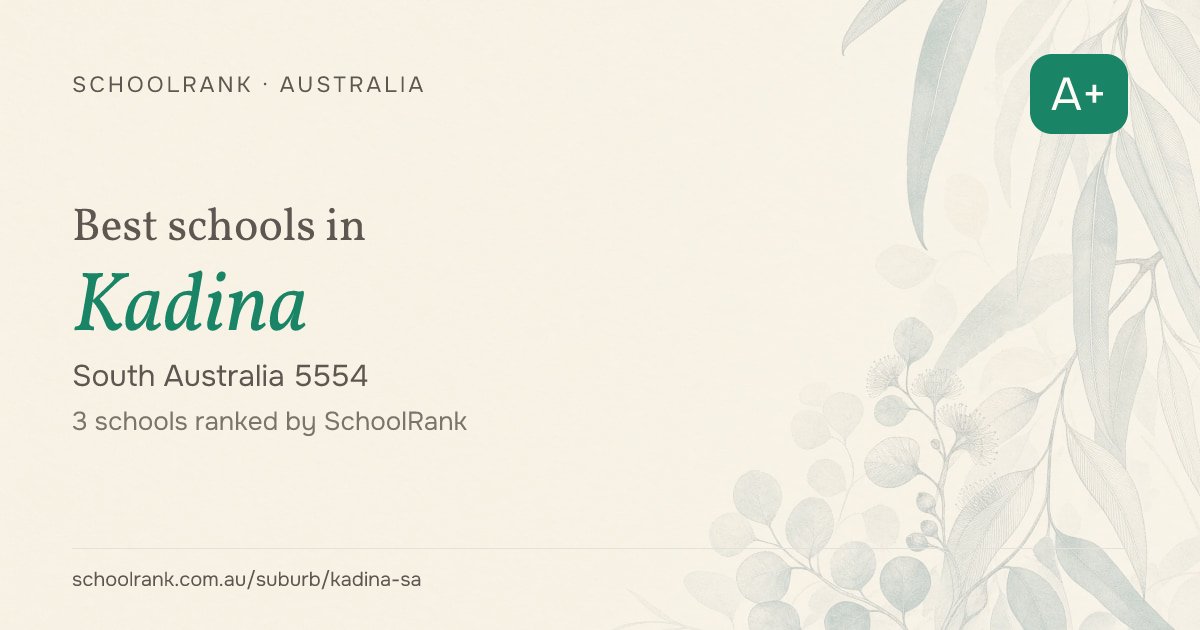 Best Schools in Kadina, SA 5554 | 2026 Rankings